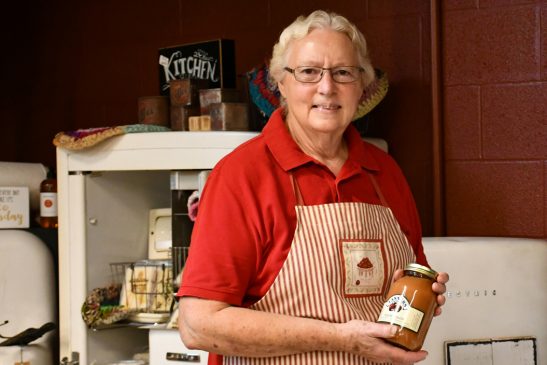 Picture of Grandma Tanner Cooking in the Kitchen